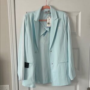 Adidas Women's Sky Blue Blazer